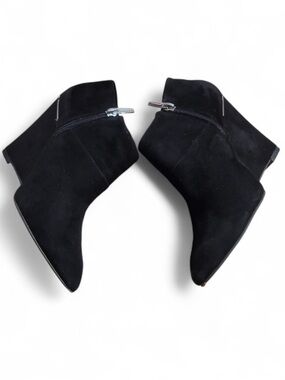 Coach Black Oakdale Suede Wedge Boots